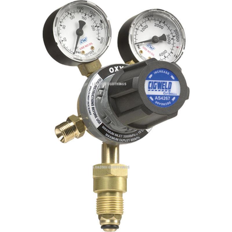OXY GAUGE REGULATOR CIGWELD CUTSKILL 250 OXYGEN ACETYLENE WELDING GAS