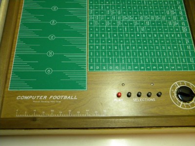 Football Computer Free on Computer Football   Style 555   1969   L  K     Ebay