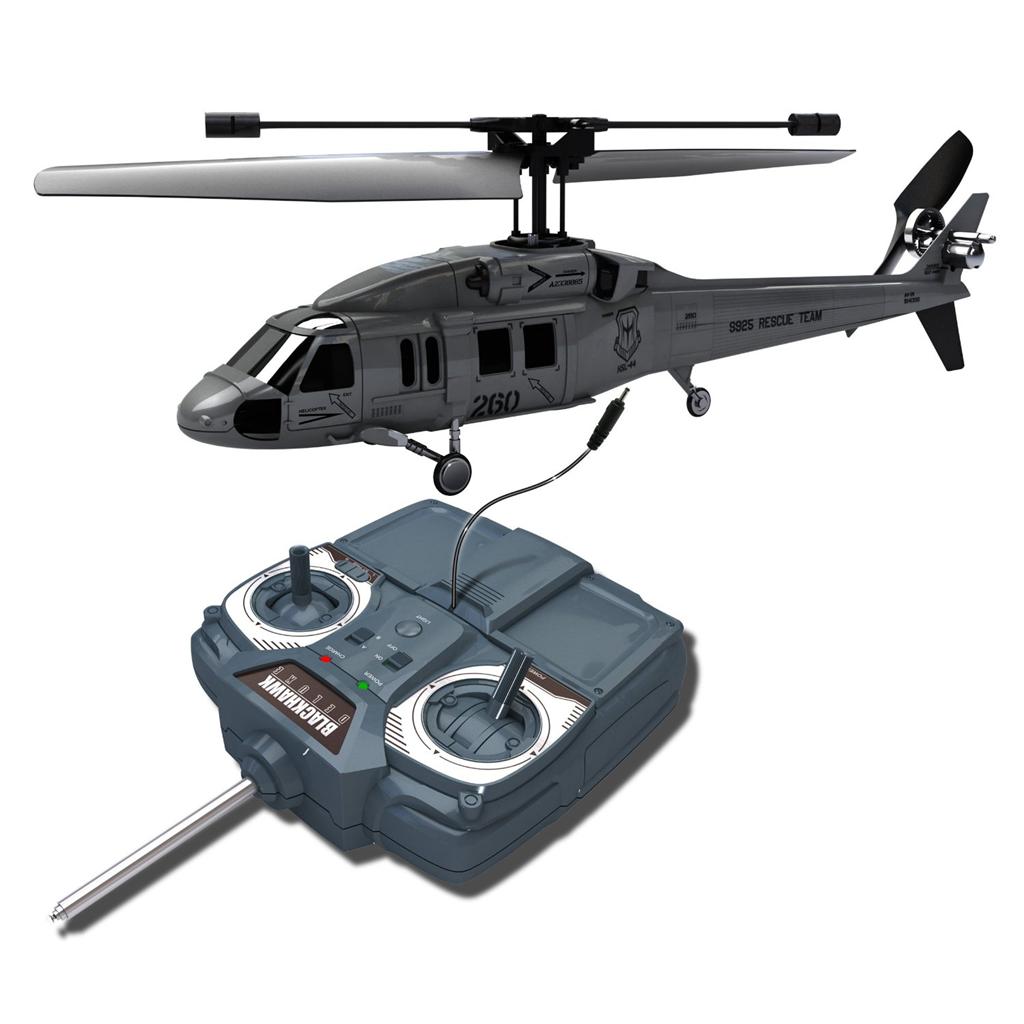 Deluxe Ver.Scale Black Hawk 3Ch Remote Control R/C Helicopter