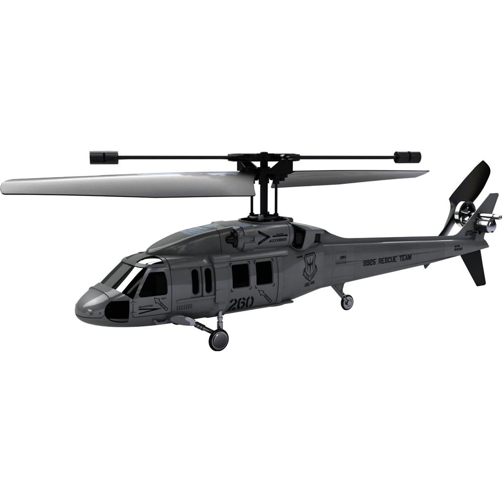 Deluxe Ver.Scale Black Hawk 3Ch Remote Control R/C Helicopter