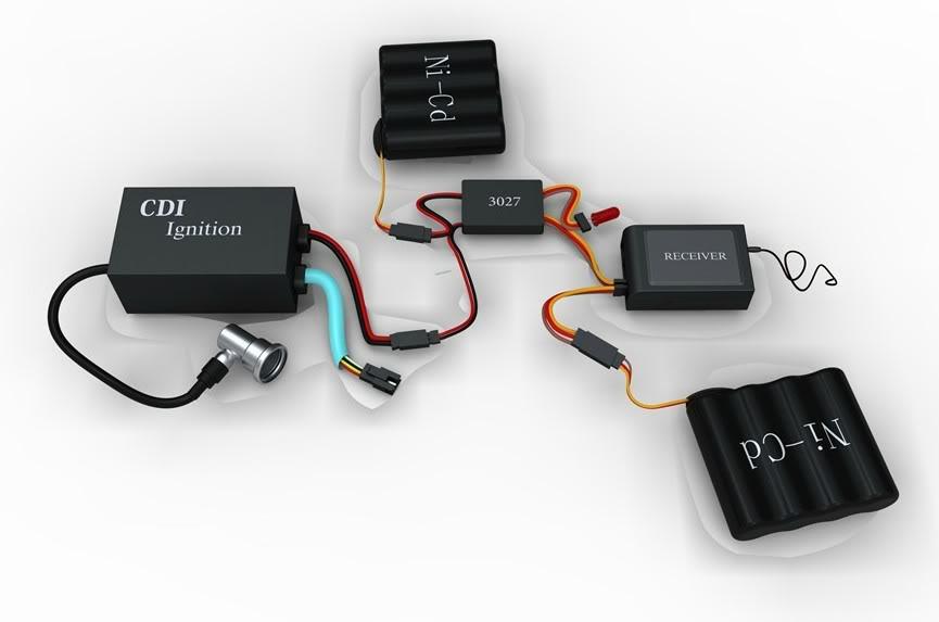 Remote Kill Switch Failsafe Gas Petrol Engine RCD3027 CDI Ignition Cut