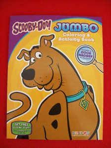 SCOOBY-DOO JUMBO COLORING & ACTIVITY BOOK (4) BRAND NEW | eBay