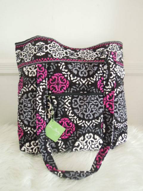 Details about NWT Vera Bradley VERA XL Bag Purse Tote Canterberry ... Details about NWT Vera Bradley VERA XL Bag Purse Tote Canterberry ...