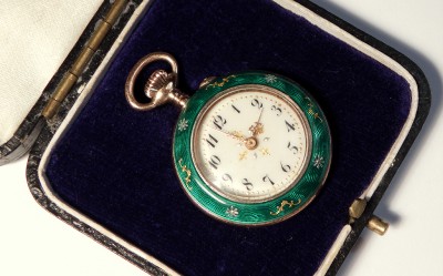 argent dore pocket watch