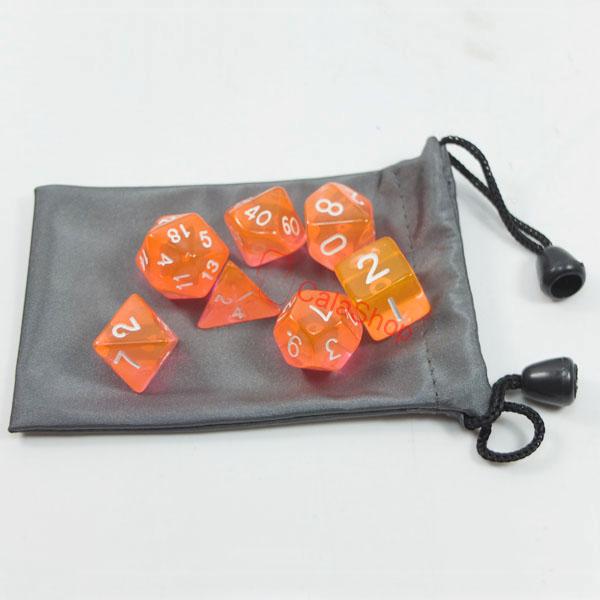 7 sided die of DUNGEONS & DRAGONS RPG Dice Game set D4 D6 D8 D10 D12 D20 Bag DS - Picture 8 of 12