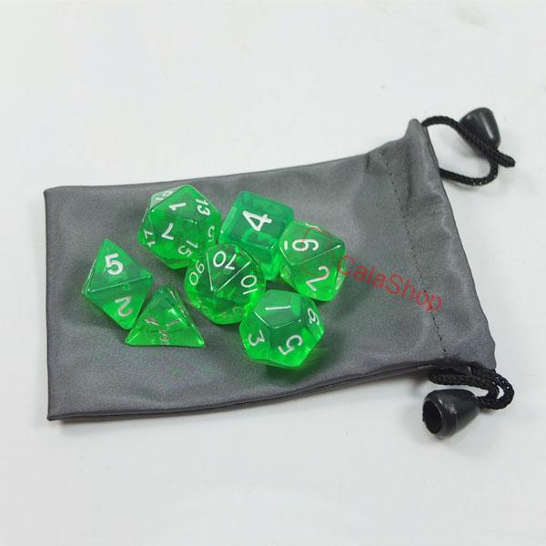 7 sided die of DUNGEONS & DRAGONS RPG Dice Game set D4 D6 D8 D10 D12 D20 Bag DS - Picture 10 of 12