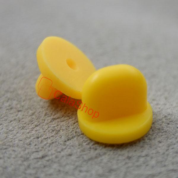 Rubber Lapel Hat Tie Tac Tack Pin Back Holder Clasp for Military Sports - Picture 3 of 3