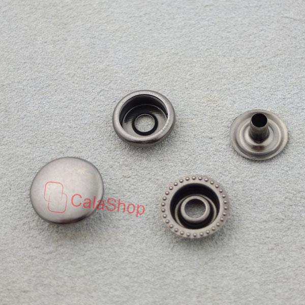 25 50 100 sets Leather craft Rapid Rivet Button METAL Snaps Fasteners 15mm 5/8" - Picture 5 of 6