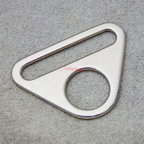 25mm 38mm Metal Adjuster Triangle Dee Ring Swivel Clip with Bar Buckles Belt