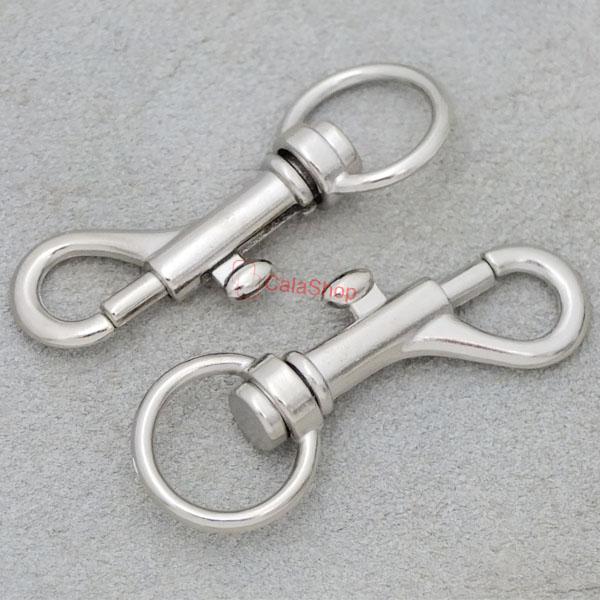 10 20 50 100 pcs Metal SWIVEL CLIP SNAP Hook TRIGGER bing bag