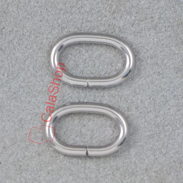 Oval Ring Metal Loop Leather 4 Purse Bag Handbag Straps 1/2" 12mm 5/8