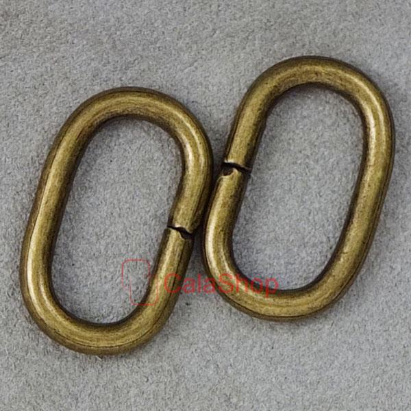 Oval Ring Metal Loop Leather 4 Purse Bag Handbag Straps 1/2" 12mm 5/8