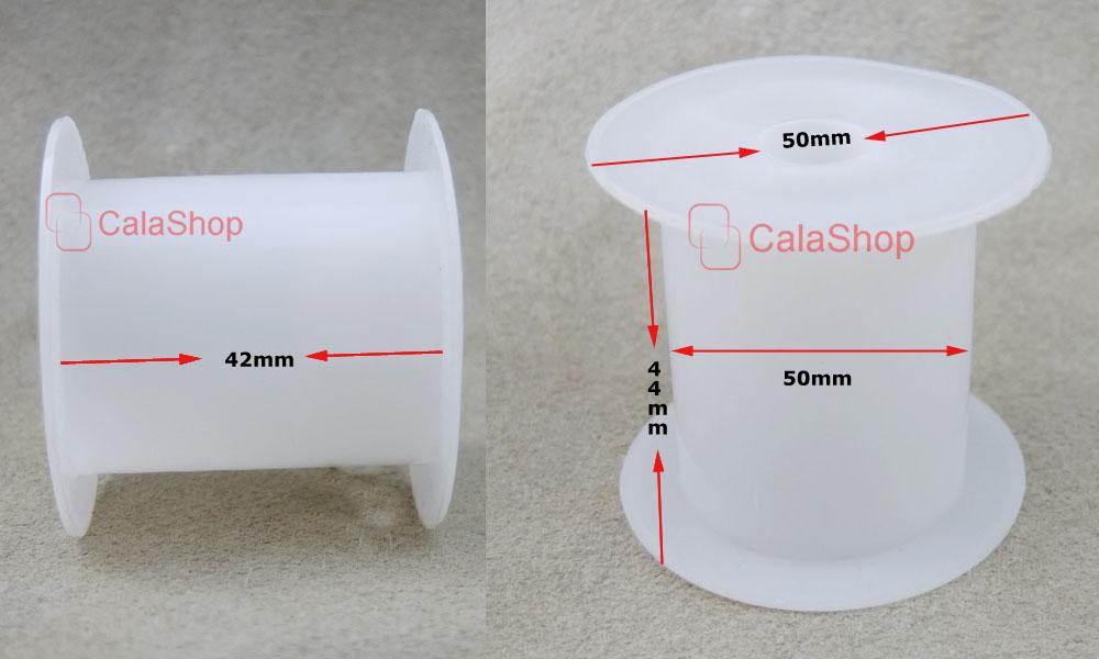Empty Plastic Wire Spools Bobbins ROUND ENDS for various Size Cord