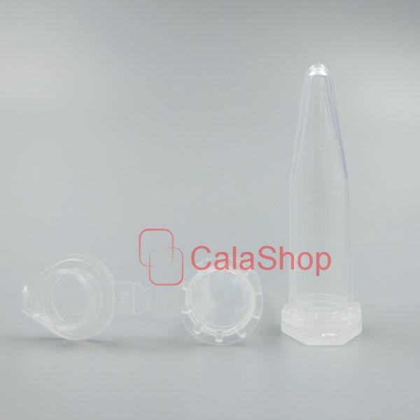 0.5ml 1.5ml Centrifuge Microcentrifuge Tubes Plastic Test Sample Vials Clear - Picture 2 of 3