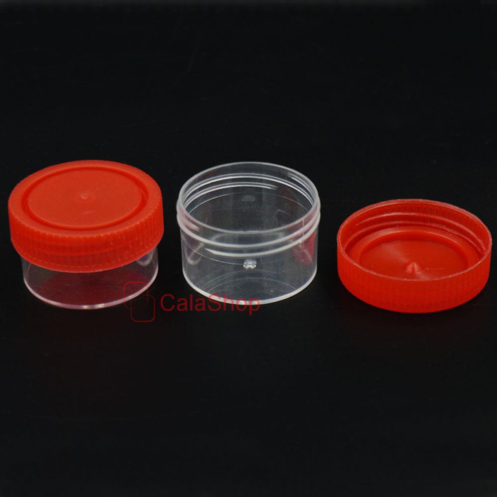 Empty Specimen Container Security Screw Cap sterile plastic jar 20ml 40ml 120ml eBay