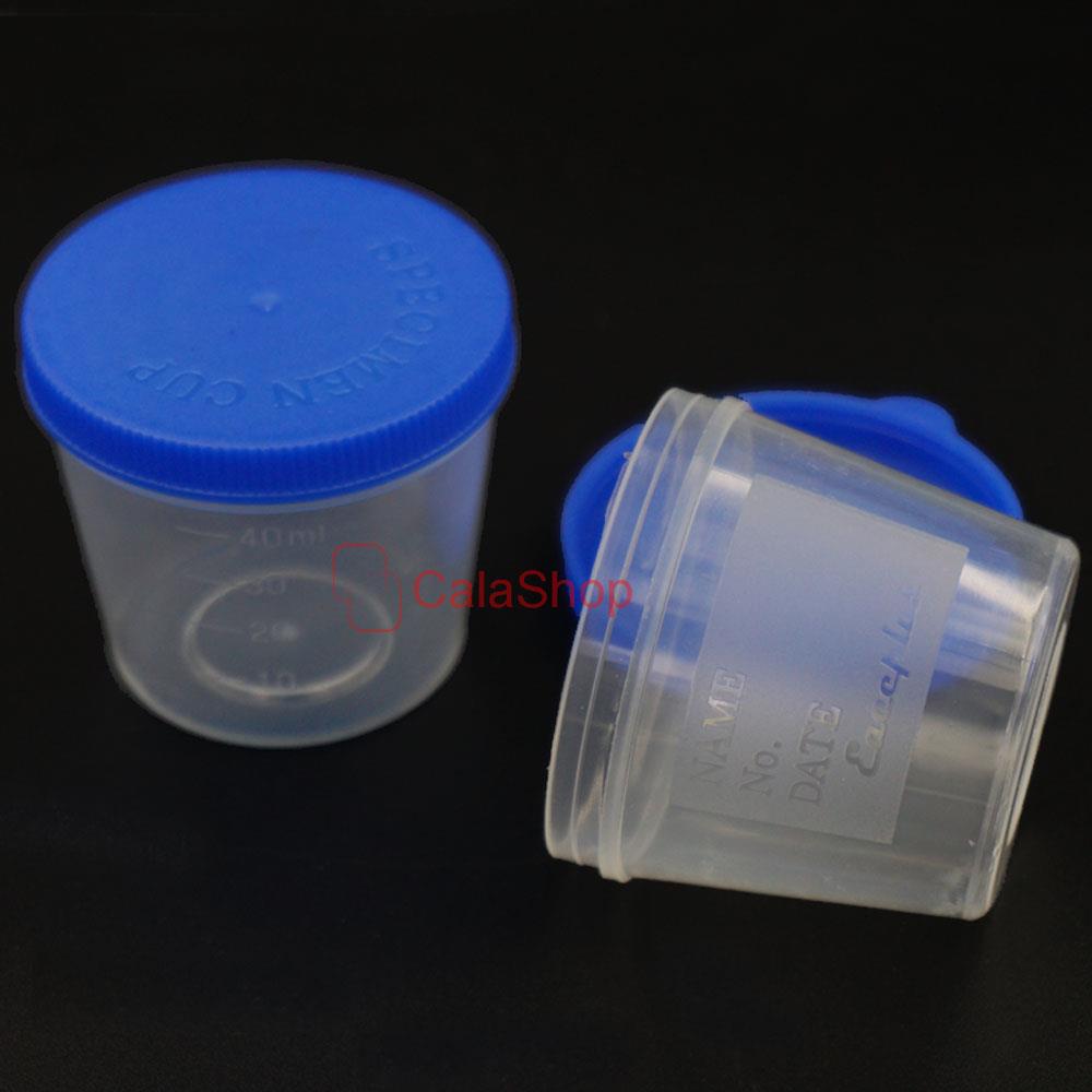 Empty Specimen Container Security Screw Cap sterile plastic jar 20ml