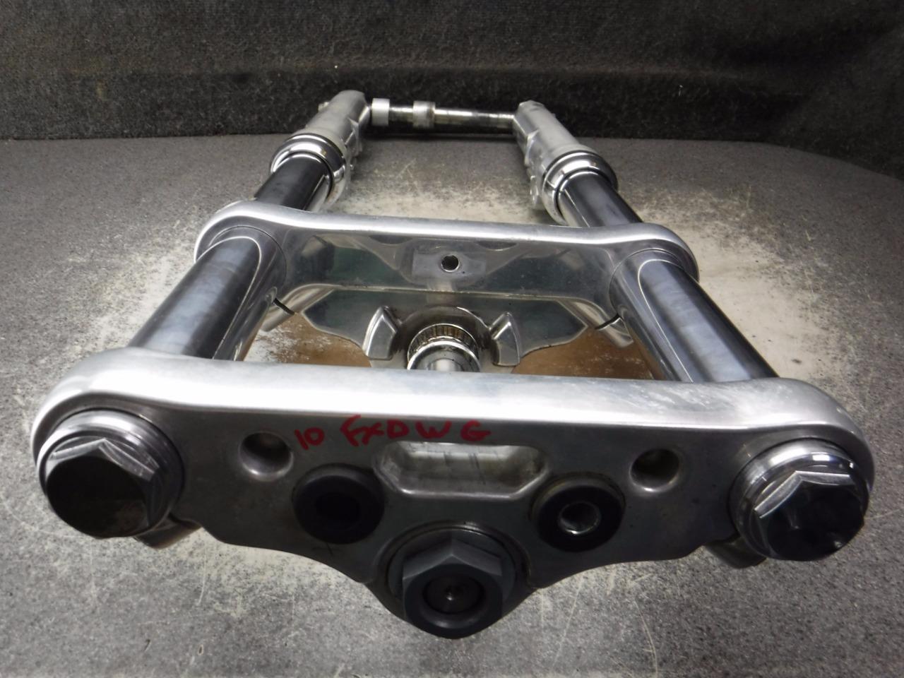 10 Harley Dyna Wide Glide FXDWG Front End Forks Assembly 307