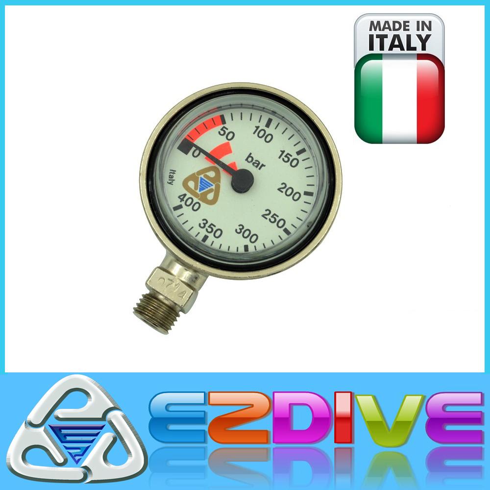 2'' Brass Scuba Diving SPG Tech Diving Pressure Gauge , Made In Italy