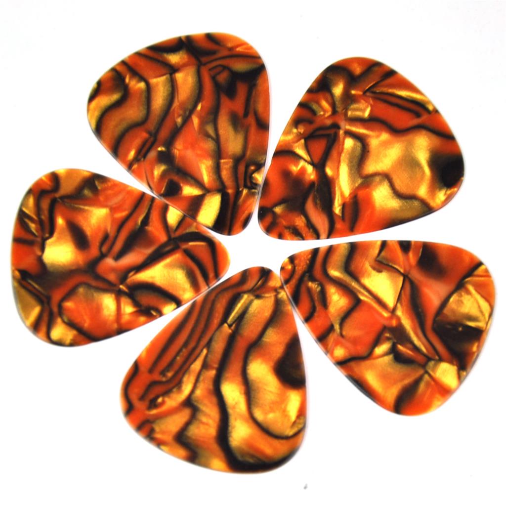 Lot of 100Pcs Thin 0.46mm Guitar Picks Plectrums Celluloid For Acoustic