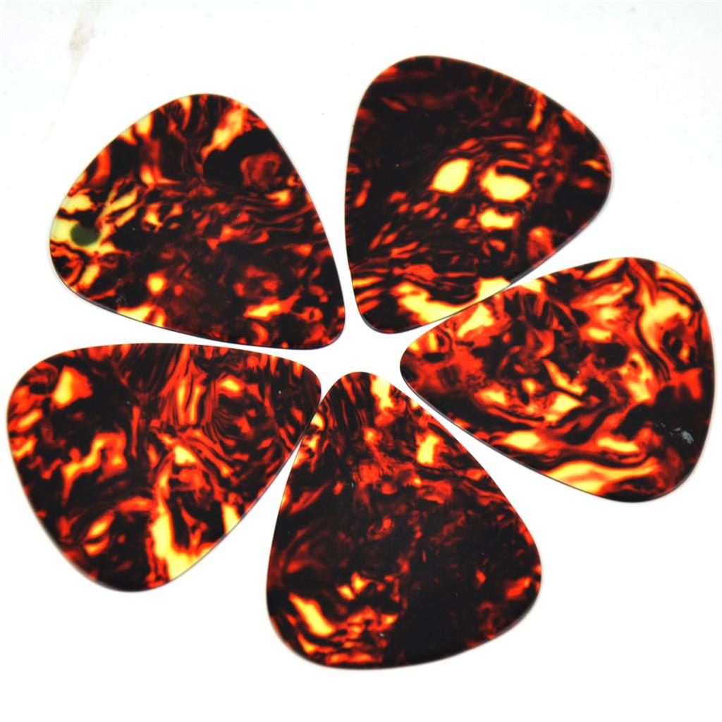 Lot of 100Pcs Thin 0.46mm Guitar Picks Plectrums Celluloid For Acoustic