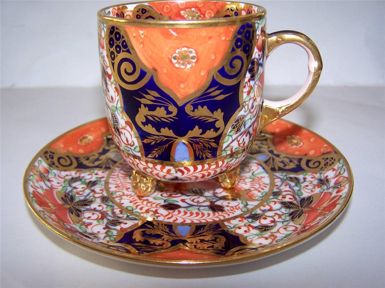 ANTIQUE 19TH C DAVENPORT IMARI PORCELAIN CUP AND SAUCER eBay