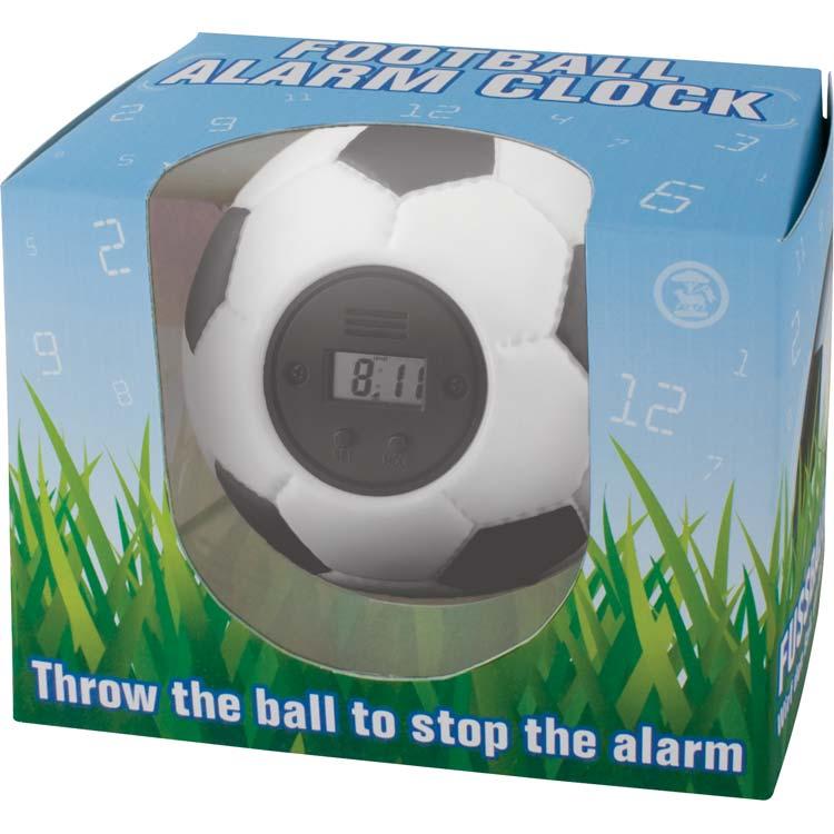FOOTBALL SHAPED ALARM CLOCK THROW TO STOP IT NEW BOXED eBay