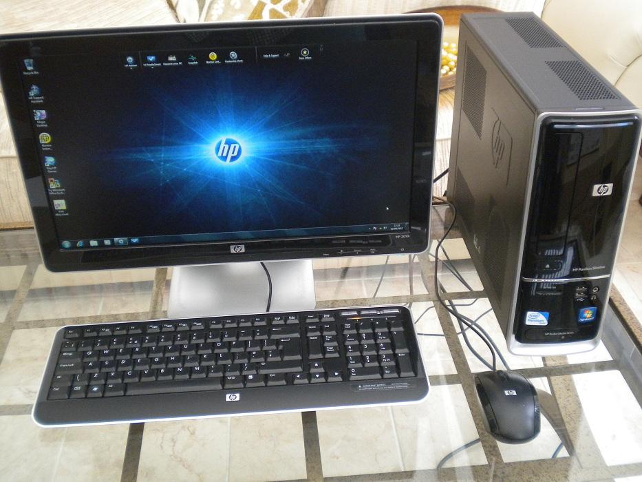 HP PAVILION SLIMLINE DESKTOP PC 600 GB HD 3GB RAM 2.6 Ghz CPU WINDOWS 7