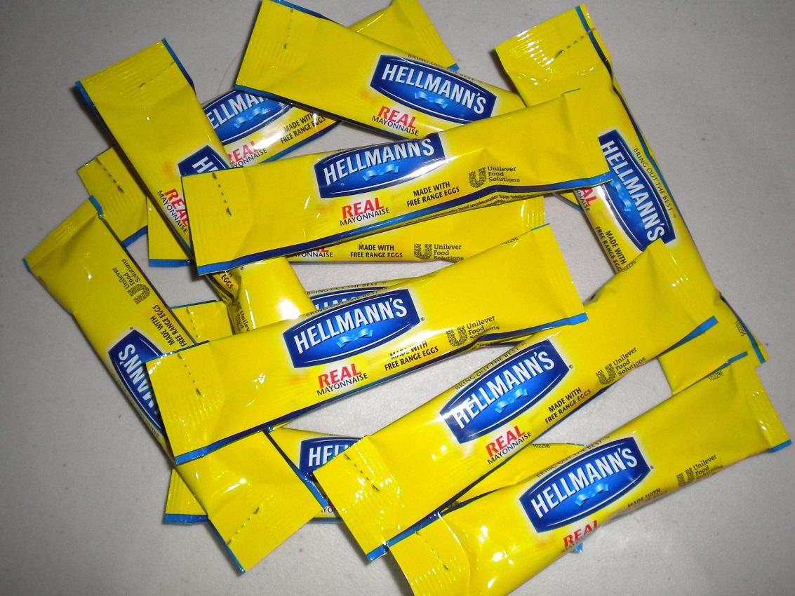 Hellmann's Mayonnaise 13.9g Sachets Various Quantities Lunch Boxes B&B Hotels eBay