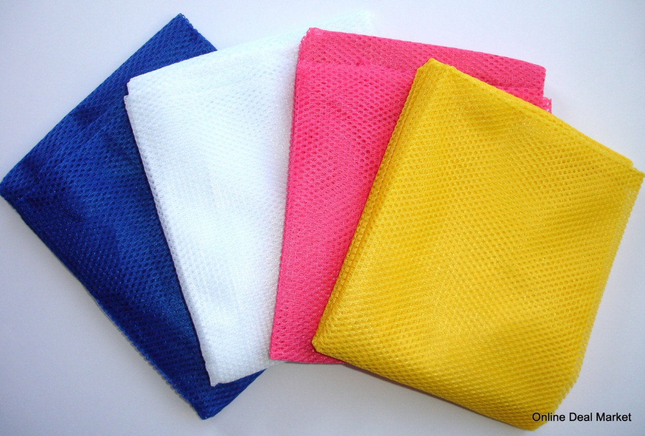 MESH LAUNDRY BAG Drawstring LARGE Jumbo 24" x 36" WHITE