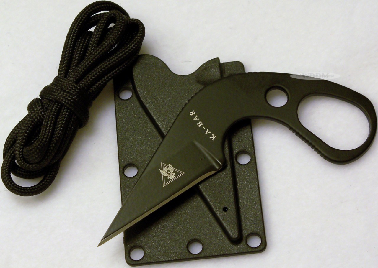 KABAR TDI LDK Law Enforcement Military Survival Combat Boot Neck Knife