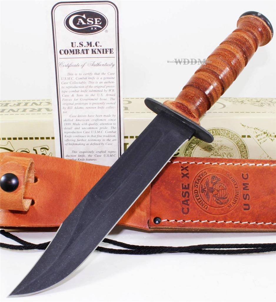 Case XX USA USMC Marine Corps Bowie Combat Survival Hunting Hunter Knife