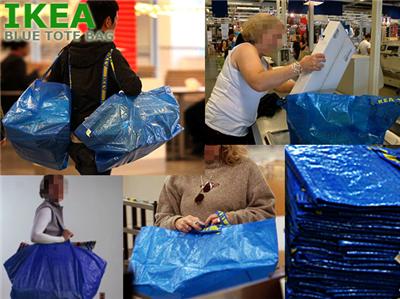 Ikea Shopping Bags on New Ikea Large Big Tote Shopping Grocery Laundry Bag   Ebay