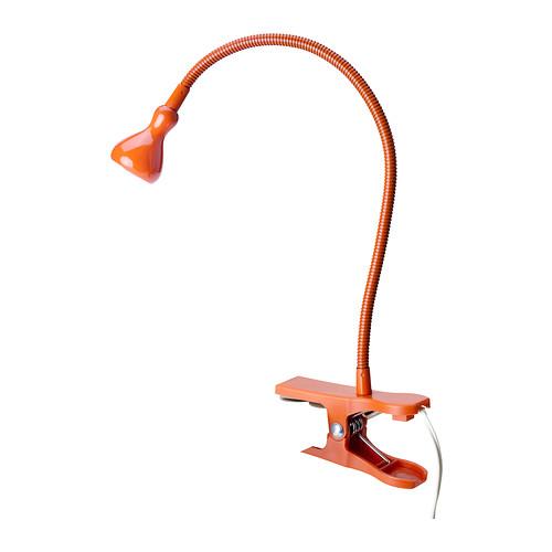 IKEA LED Spotlight Lamp Light Clamp Clipon Reading Task Modern NEW