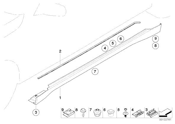 Bmw e60 rocker panel #2