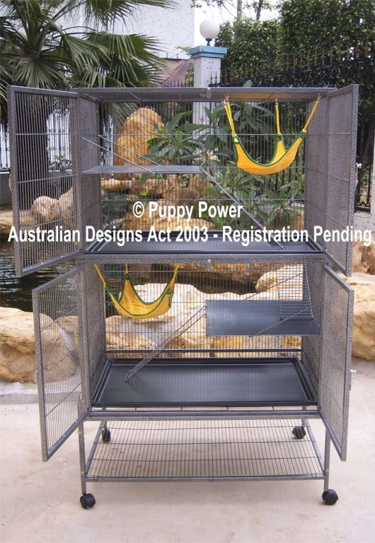 FERRET KINGDOM FERRET & RAT CAGE DOUBLE STORY CAN EASILY CONNECT