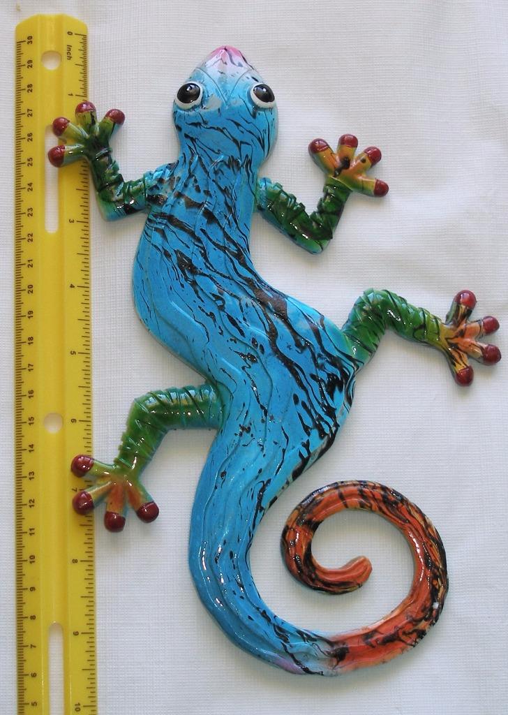 Colorful Lizard Gecko Curled Tail Hanging Wall Art Decor 9 ...