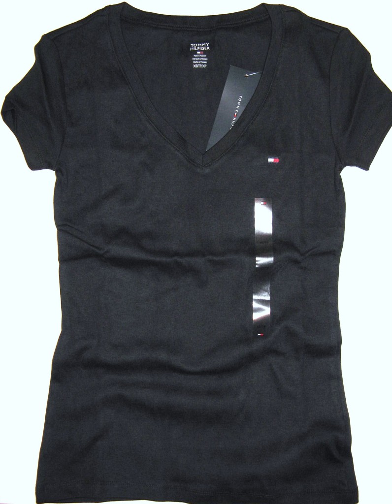 v neck t shirt tommy hilfiger