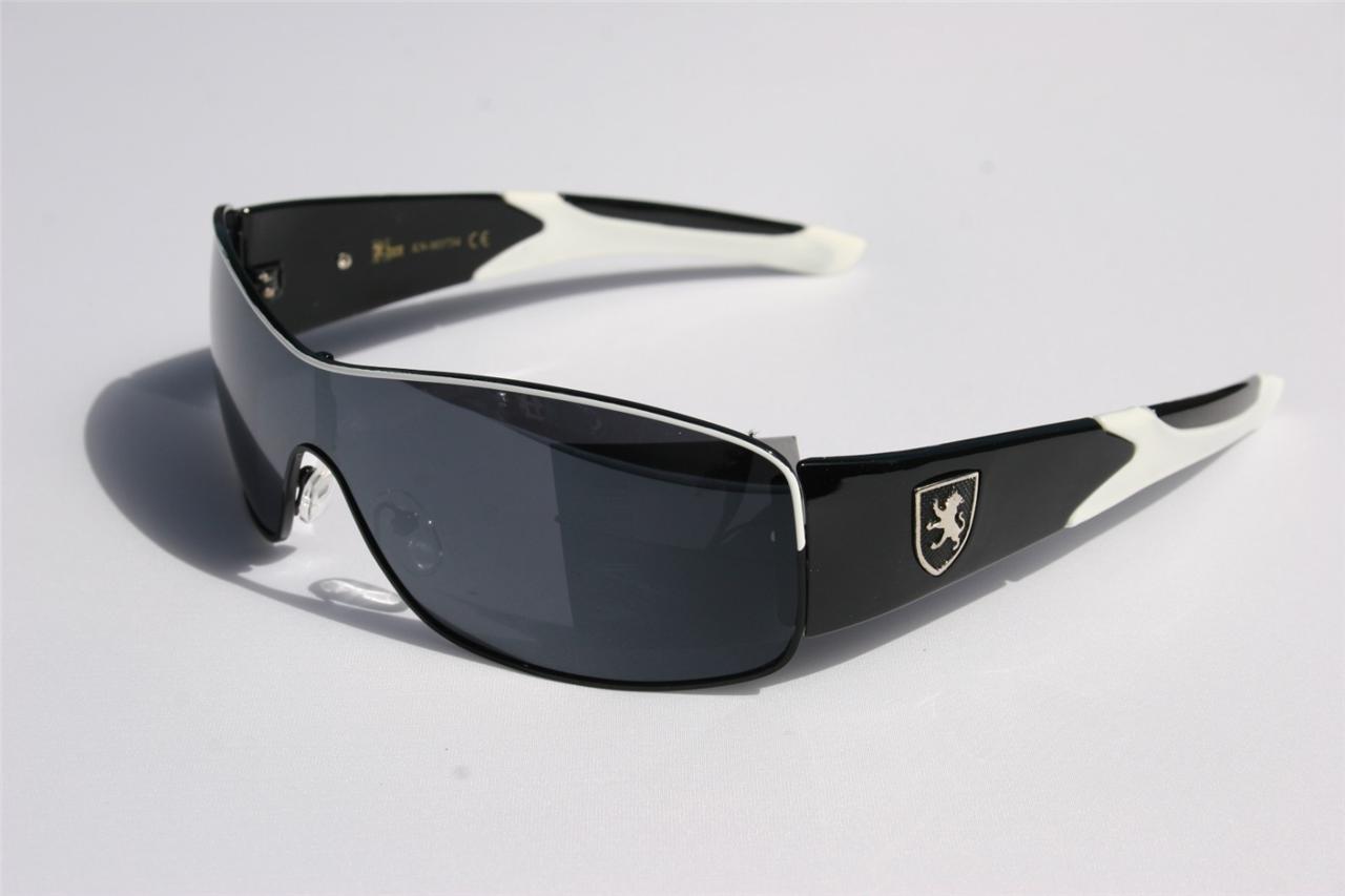 Mens Large M3734 Sunglasses Khan eyewear SHIELD SPORTY WRAP AROUND