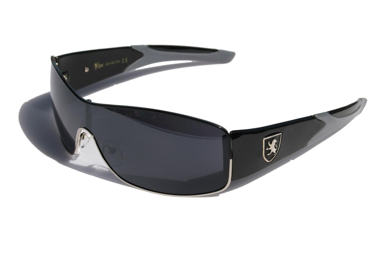 Mens Large M3734 Sunglasses Khan eyewear SHIELD SPORTY WRAP AROUND