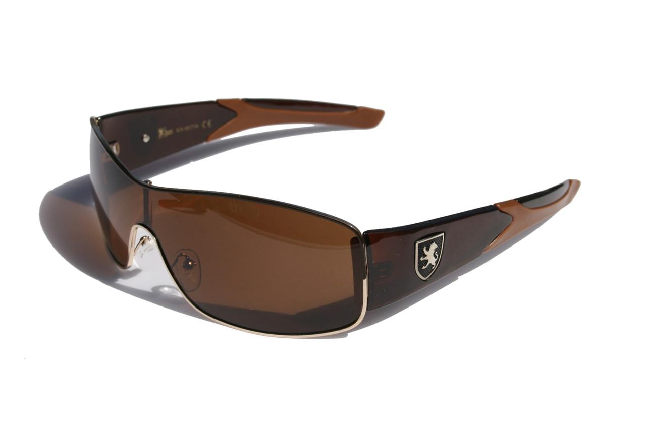 Mens Large M3734 Sunglasses Khan eyewear SHIELD SPORTY WRAP AROUND