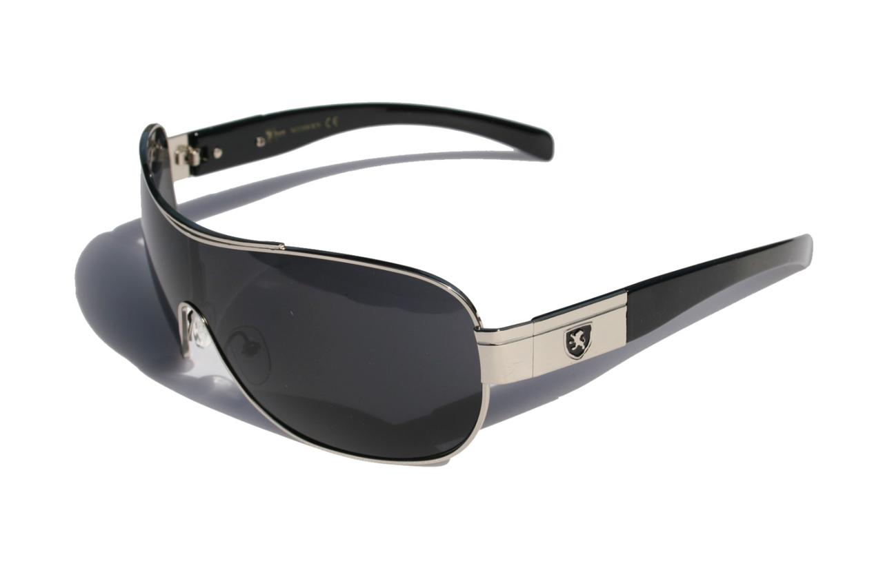 Mens Oversized Sunglasses Khan eyewear SHIELD SPORTY WRAP AROUND BIKER