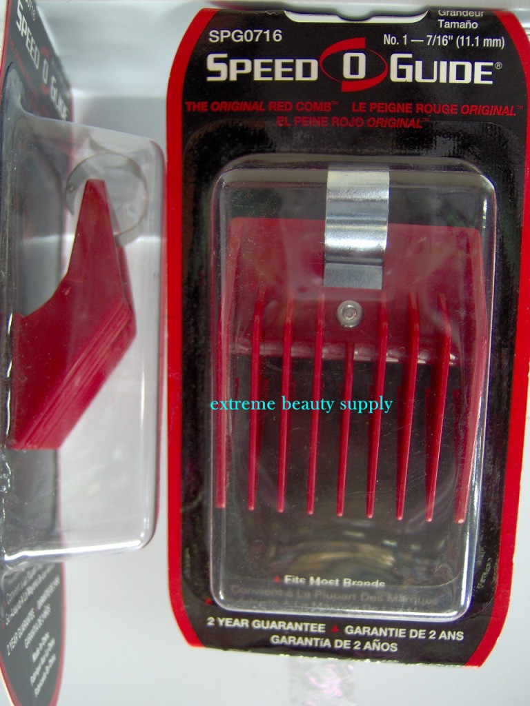 speed O guide clipper guard No 000 00 0 0a 1 1a 2 red universal Comb