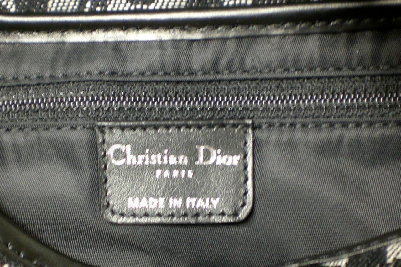 CHRISTIAN DIOR SADDLE LOGO NEW HANDBAG BLACK BAG DENIM | eBay