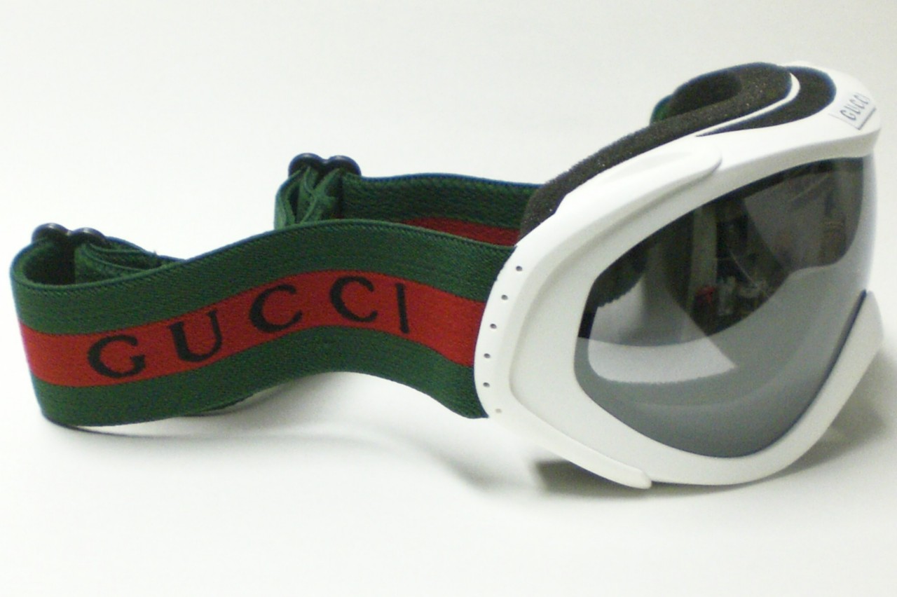 GUCCI SKI GOGGLES 1653 WHITE 7GI AUTHENTIC SUNGLASSES eBay