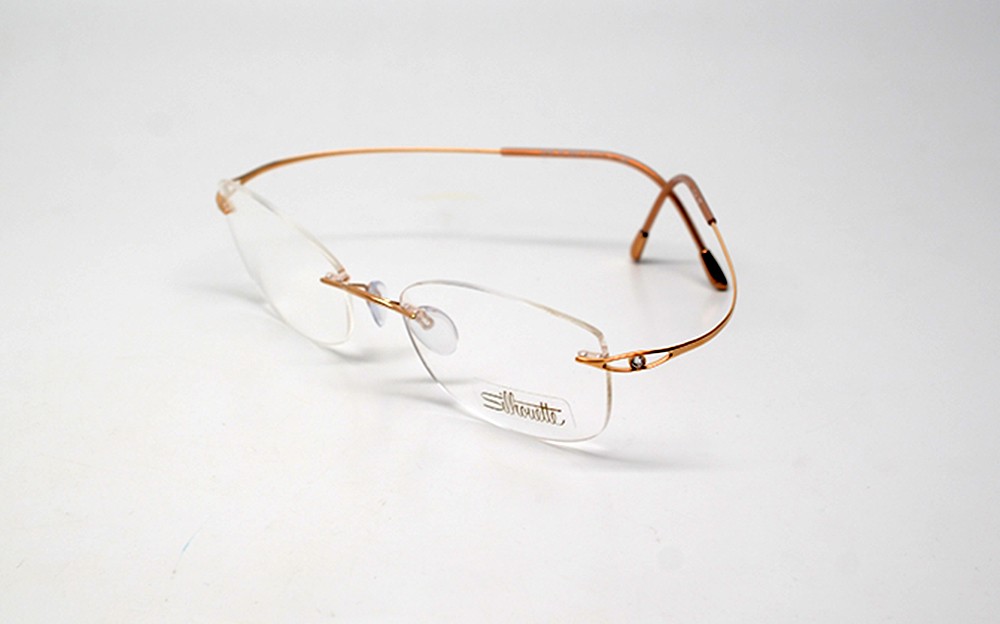 Silhouette 6756 20 6050 Crystal Gold S 52 Rx Glasses Eyeglasses Authentic Ebay
