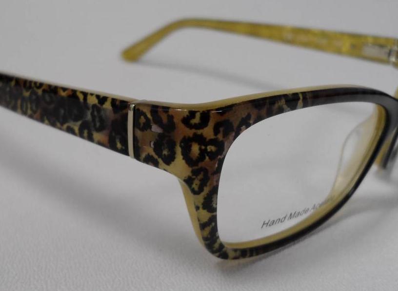 JUICY COUTURE 131 JUF S.52 EYEGLASSES LEOPARD PLASTIC RX FRAME