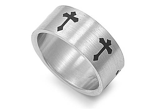 Stainless Steel Women's Men's Plain Wedding Ring Unique Design Band Wholesale - Picture 10 of 17