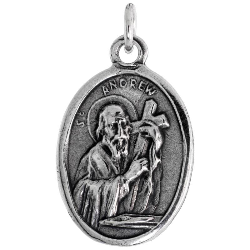 Sterling Silver Catholic Pendants Religious Saint Charms Wholesale