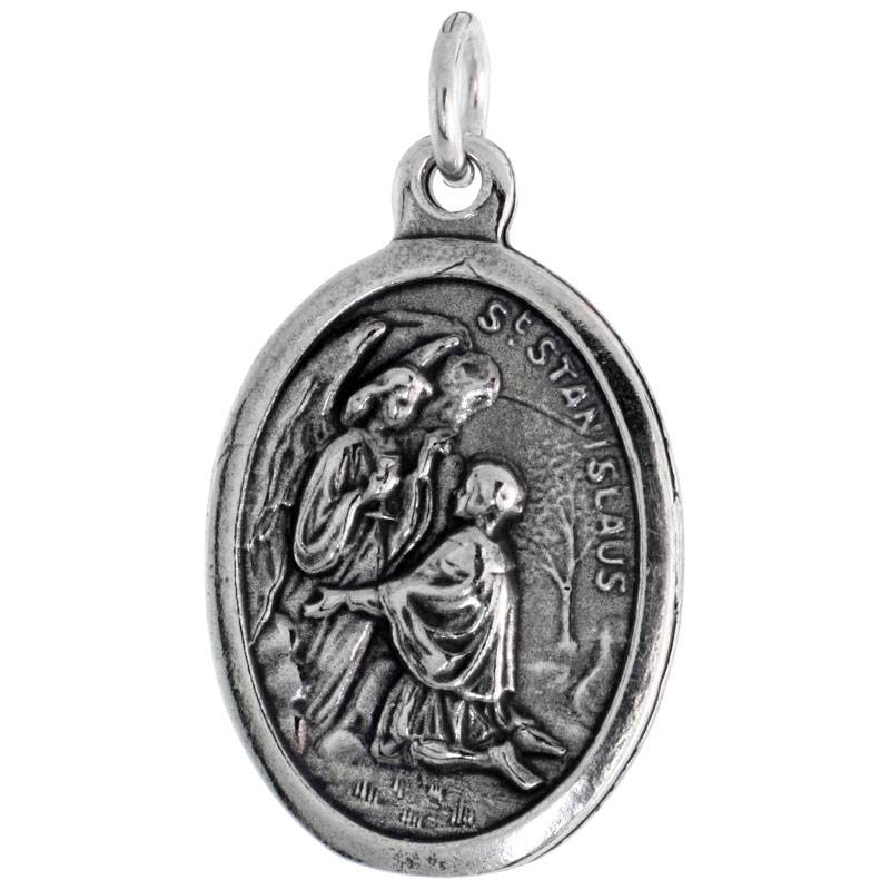 Sterling Silver Catholic Pendants Religious Saint Charms Wholesale