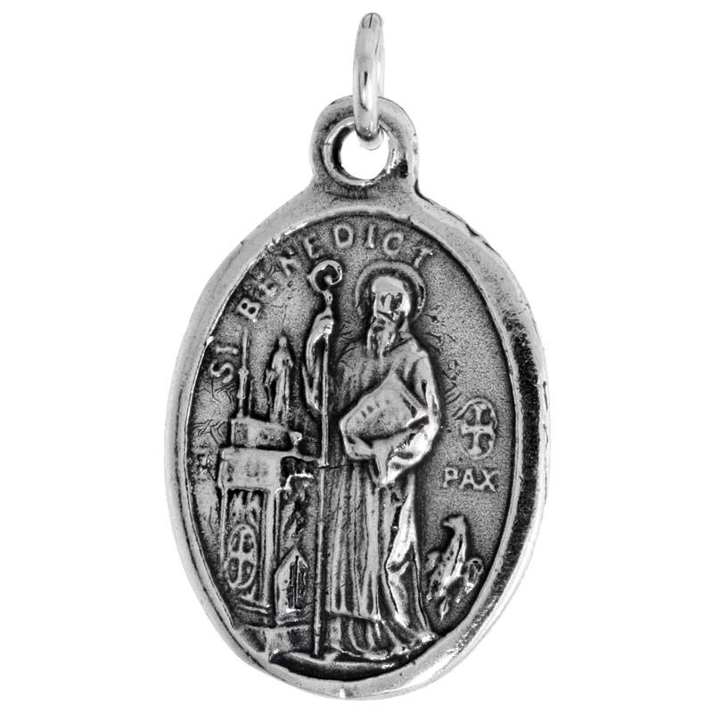 Sterling Silver Catholic Pendants Religious Saint Charms Wholesale